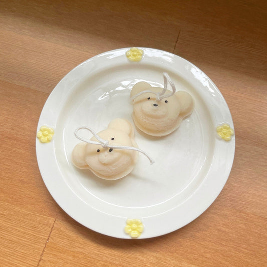 Scented bear Bread Candle