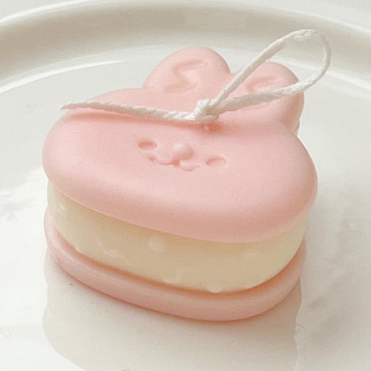 Rabbit Macaron Candle